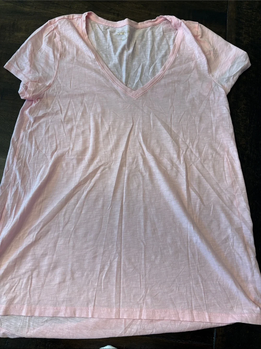 Lilly Pulitzer Shirt Womens S Pink V Neck Short Sleeve Tee Top Ladies NWOTl